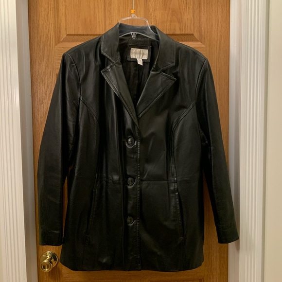 Worthington Jackets & Blazers - Worthington black women’s genuine leather jacket.